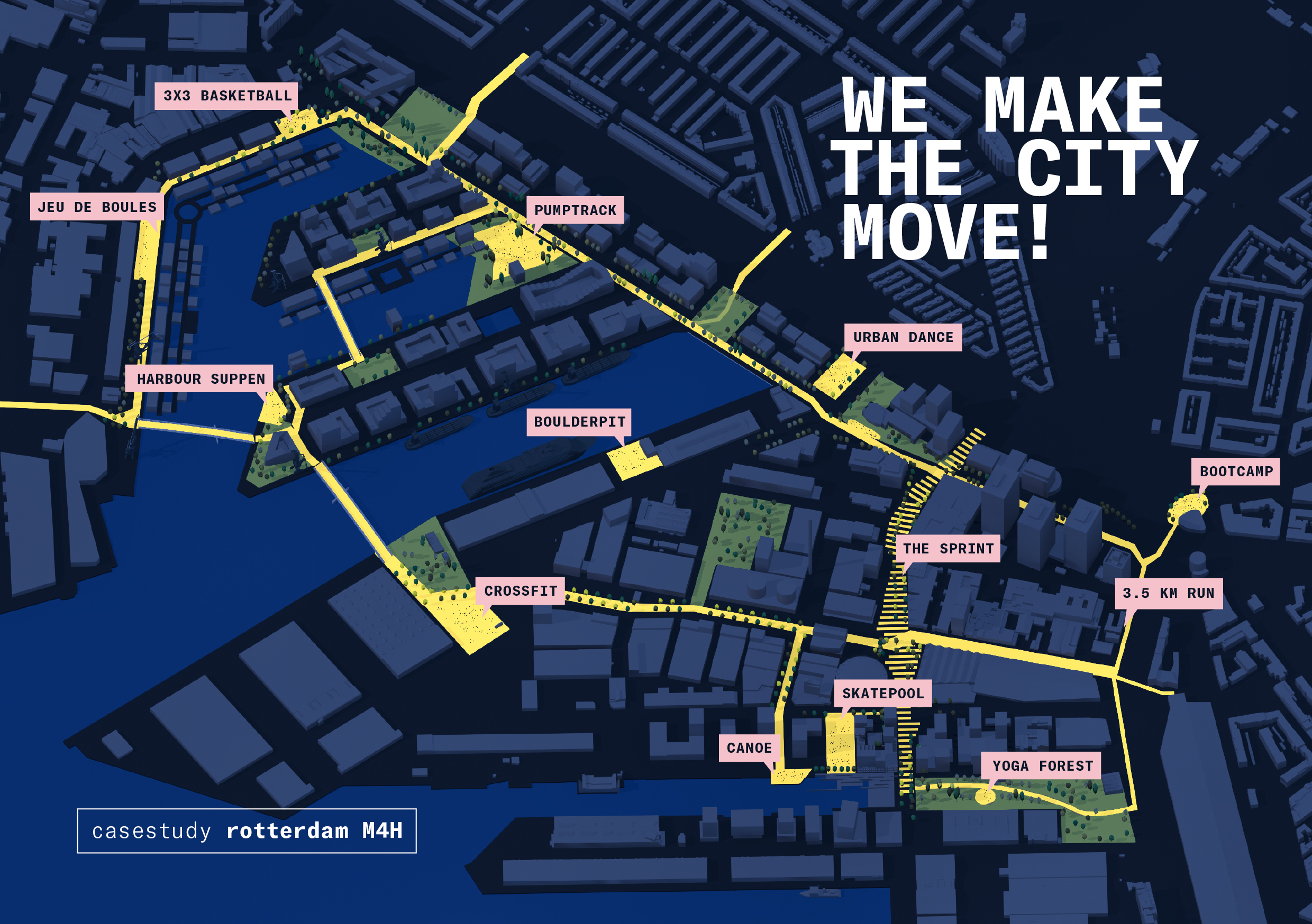 Visualisatie Rotterdam M4H